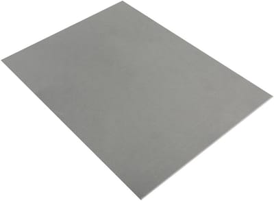 Grijze Crepla Schuimrubber Plaat 30x40x0.3cm - Knutselmateriaal