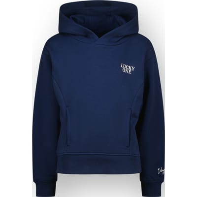 Vingino Girls Nammie Sweater Dark Blue Maat: 2 | Truien Outlet | kids | Blauw