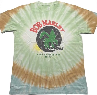 Bob Marley - 45th Anniversary Heren T-shirt - S - Multicolours