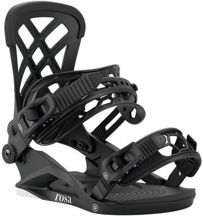 Union Binding Rosa Snowboardbindingen Voor Vrouwen Zwart M Vrouw