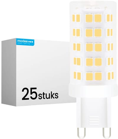 Modee LED Lamp G9 - 4.3W 2700K 450lm 230V - LED Lamp insteek - Warm Wit - 25 stuks