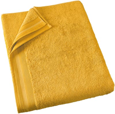 De Witte Lietaer Badlaken Contessa, Golden Yellow - 100 x 150 cm - Katoen