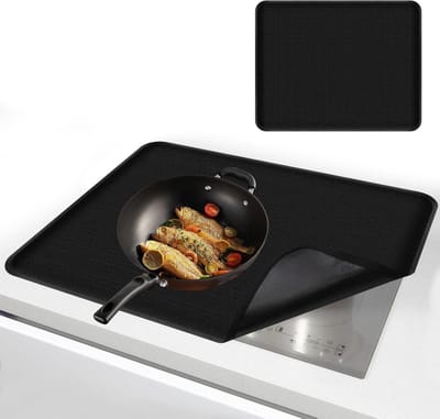 Inductiekookplaat Beschermmat van Silicoon - 52x60 cm, Hittebestendig tot 300°C, Krasbestendig en Warmte-isolerend, Perfect voor Inductiekookplaten