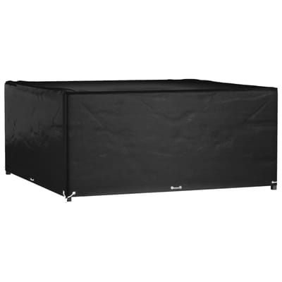 vidaXL - Tuinmeubelhoezen - met - 16 - oogjes - vierkant - 205x205x90 - cm