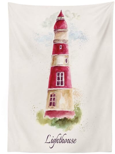 ABAKUHAUS Vuurtoren tafelkleed – 140 x 170 cm – zijdeachtig satijn – gebloemd