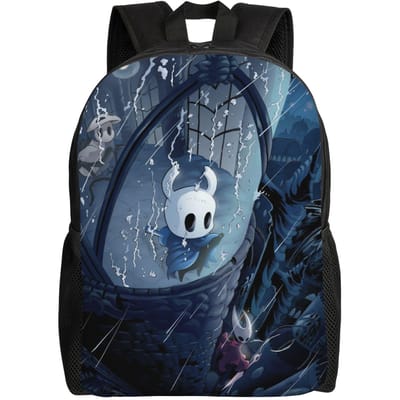 Hollow Knight Videogame Rugzak Mode Rugzakken Student Unisex Trainen Zachte Schooltassen Gepersonaliseerde Rugzak as picture