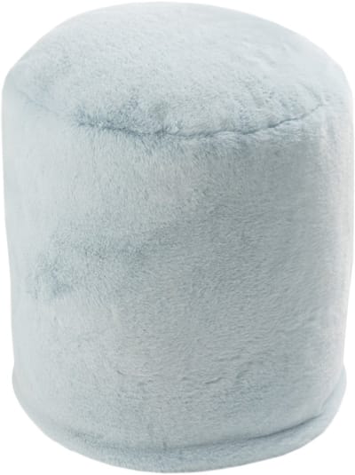 J-Line Poef Cutie D45x51cm - Lichtblauw