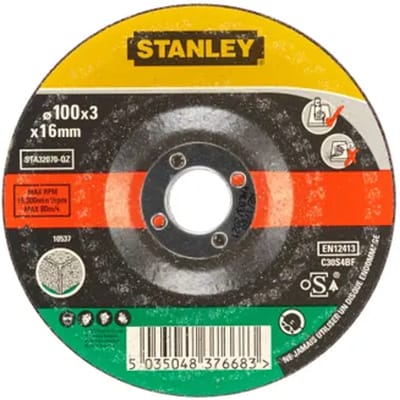 Stanley Slijpschijf Beton & Steen Sta32070-qz Ø100mm