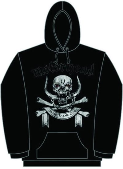 Motorhead - March Or Die Hoodie/trui - S - Zwart