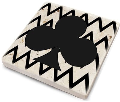Asir - Onderzetter - Veelkleurig - 10 x 10 x 1 cm