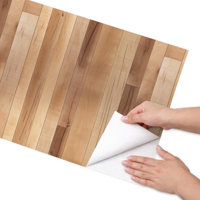 Coloray Meubel Wrap Folie - Bruin Meubelfolie - 50x100 cm - Meubelfolie Zelfklevend Houtstructuur - Wrapfolie Keuken - Klassiek Meubelfolie - Decoratiefolie - Tafeldecoratie - Texturen