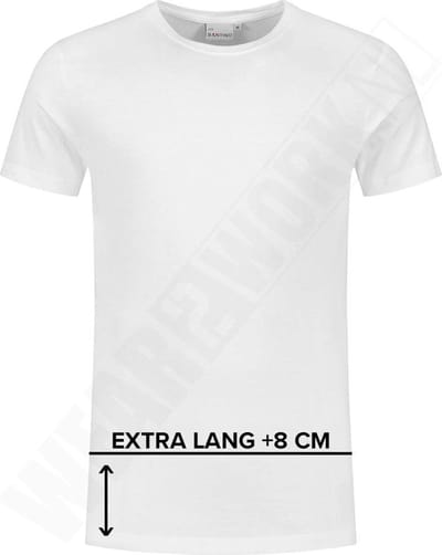 Santino T-shirt extra lang Jace plus