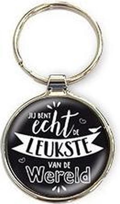 Miko - Sleutelhanger - Echt de leukste - Rond