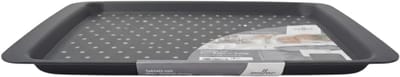 Zeller Dienblad - antislip - zwart - kunststof - 35 x 26 cm