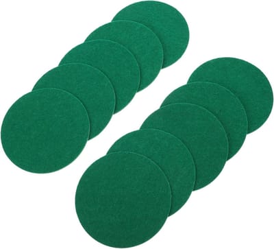 10Pcs Air Hockey Mallet Vilt Pads,Hockey Onderdelen,Ronde Air Hockey Pusher Sticker,Air Hockey Patch