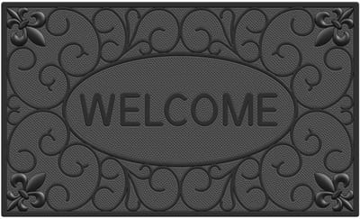 MD Entree - Deurmat - Rubbermat - Omega Welcome - 45 x 75 cm