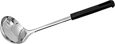 Soeplepel - 30 cm - RVS - kunststof handvat - met ophanglus - soeplepels