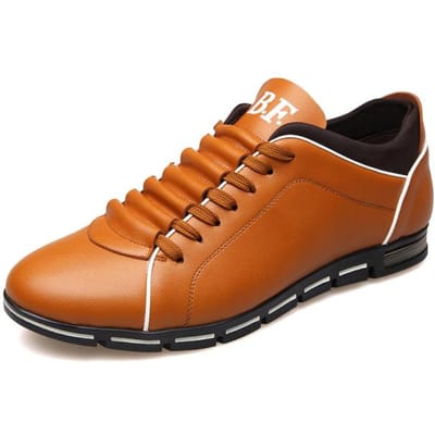 Grote Maat 37 -50 Heren Casual Schoenen Mode Leren Schoenen Voor Heren Zomer Heren Platte Schoenen Dropshipping 37 geel