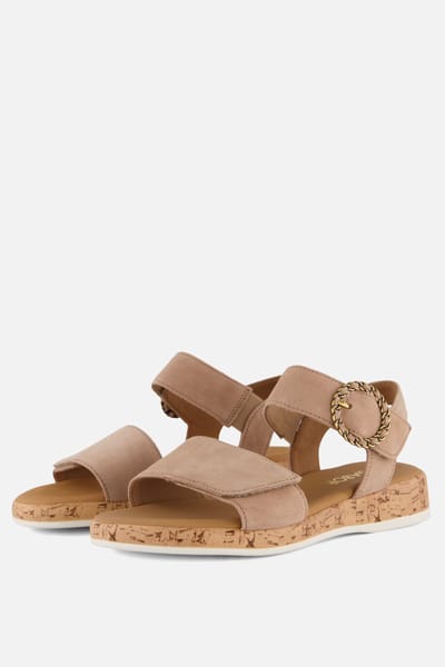 Gabor Sandalen beige Nubuck - Maat 42.5