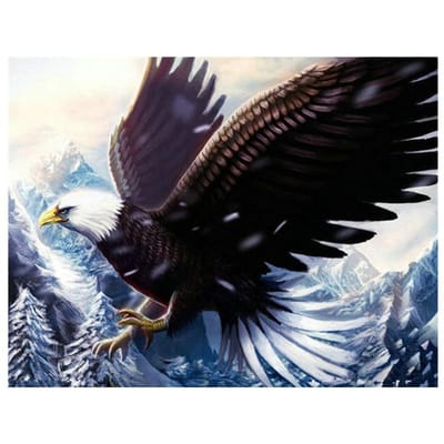 Diy Diamond Painting Dierenschilderijen op nummer Cross Stitch Handwerk Cadeau Bruiloft Decor 20X30CM gray