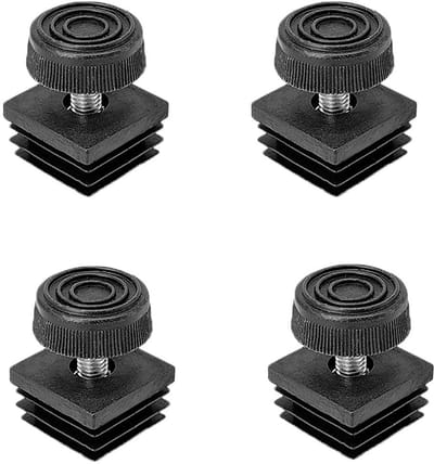 JHUBERS- Meubelvoeten 4-delig - Nivelleringsvoeten - Antislip - Verstelbaar - Duurzaam - 30 x 30mm M8 Schroefdraad