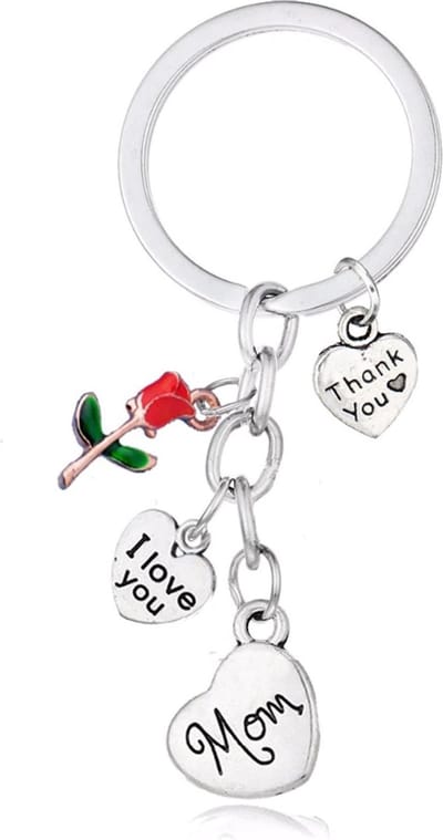Sleutelhanger moeder I love you - Moederdag cadeautje - liefde - vrouw - sleutelhangers - sleutelring - cadeau voor mama - haar