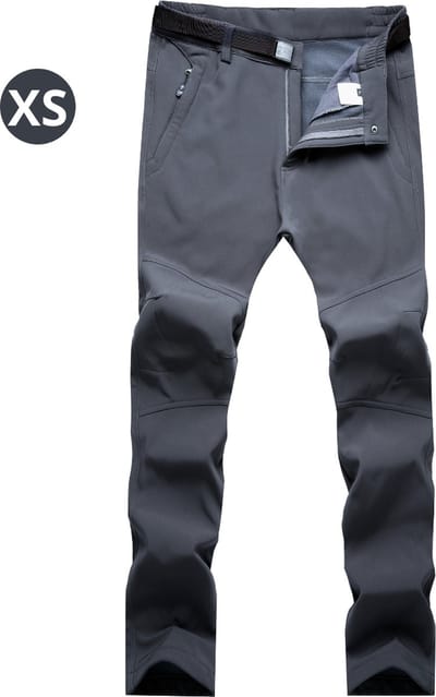 Nivard Skibroek - Skipak - Snowboard Broek - Winterbroek - Sneeuwbroek - Heren - Dames - Unisex - Wintersport - Donker Grijs XS