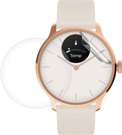 kwmobile 3x screenprotector geschikt voor Withings Scanwatch Light 37mm - Beschermende folie voor fitnesstracker