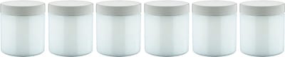 Luxe Verzorgende Bodyscrub-Gel Touch of Tropical - 400 gram - Pot met witte deksel - set van 6 stuks - Hydraterende Lichaamsscrub