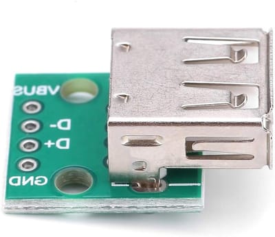 USB Breakout Board - 10 Stuks USB naar DIP Adapter 2.54mm, Mini USB Breakout Board met 4 Pins voor Elektronica Projecten en Prototyping