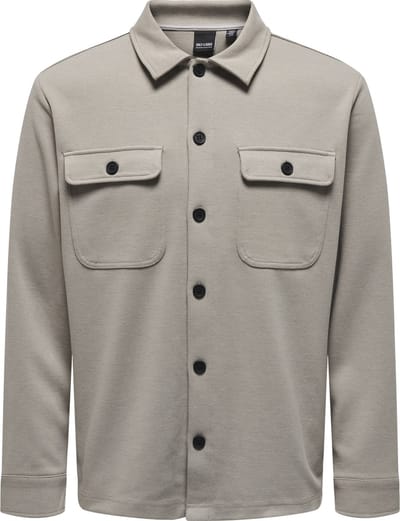 Only & Sons Overhemd Onsnewkodyl Overshirt Sweat Noos 22021279 Vintage Khaki Pattern Mannen Maat - XS
