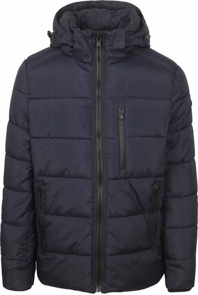 McGregor Jas Hooded Puffer Navy - Maat M - Heren - Winterjassen