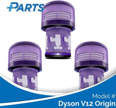 Dyson V12 Origin Filters (3 Stuks, Plus.Parts® alternatief voor 971517-01)