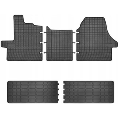 FROGUM - Automatten - Opel Movano C vanaf 2021 - 5-delige Set - Antislip Onderkant - Geurloze Rubbersamenstelling