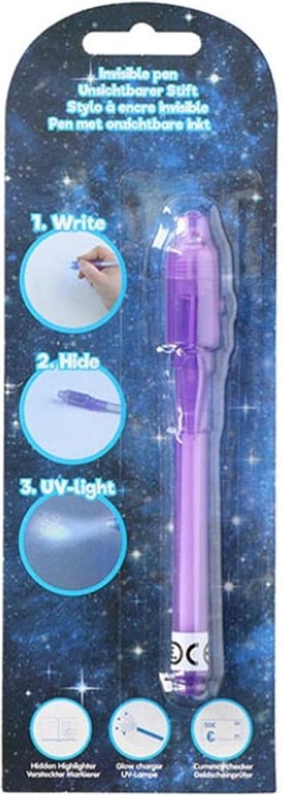 Pen met Onzichtbare Inkt - Geheime Pen - UV pen - Magic pen - Geheimschrift pen - Onzichtbare pen