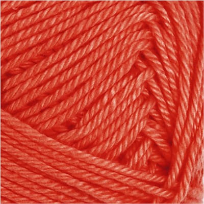 Katoengaren, afm 8/4, L: 170 M, needle 3-3,5, rood, 50 gr/ 1 bol