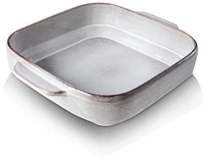 Keramische Bakvormen 8x8 | Vierkante Ovenschalen voor Taart en Brownies | Reactief Glazuur