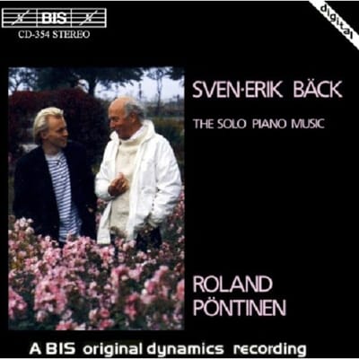 Roland Pöntinen - Bäck: The Solo Piano Music (CD)