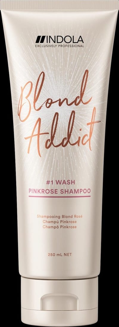 Indola Innova Blond Addict Pink Shampoo 250 ml - Normale shampoo vrouwen - Voor Alle haartypes