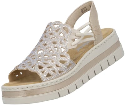 Sandalen met sleehak Rieker -