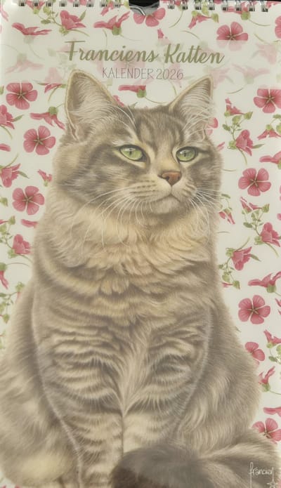 Franciens katten kalender 2026 - katten en poezen