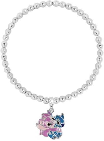 Stitch & Angel Pendant Expander Bracelet