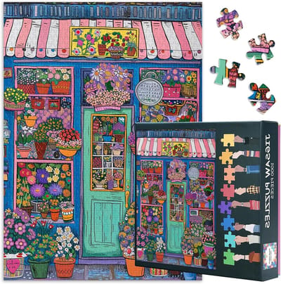 1000 Stukjes Puzzel - Legpuzzel Volwassenen - Ontspanning Thuis - Geleide Rugprint - 70x50 cm - Kleurrijk