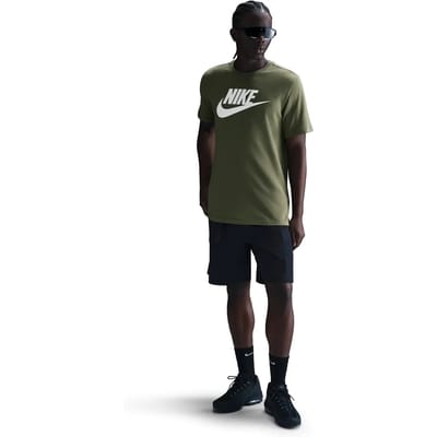 NIKE - nike sportswear men's t-shirt - Sport t-shirt korte mouw heren - Bruin-Multicolour
