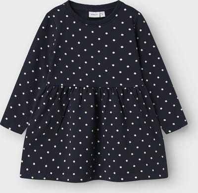 NAME IT - NMFDAVINA LS SWEAT BRU DRESS NOOS Meisjes Jurk