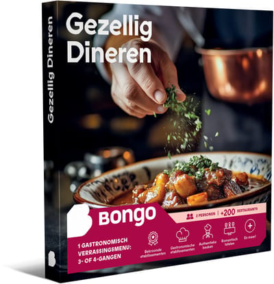 Bongo Bon -Gezellig Dineren- Cadeaukaart