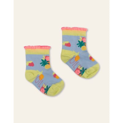 Oilily Manali Sokken- maat35-38 Blauw Fog