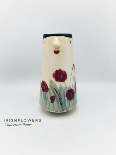 Vaas - Villa Pottery - Moederdag - Moederdag cadeautje - Decoratie - Bloempot - Porselein - Waterdicht - Woonaccessoires - Puppets 3B