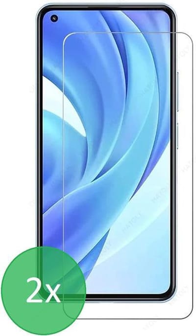 Geschikt Voor: Xiaomi 11 Lite 4G & 5G / Mi 11 Lite - 2x Screenprotector - screen protector - glas - bescherm - beschermglas