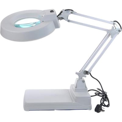 Loupe avec Lumière Lampe de Bureau Loupe Éclairée LED